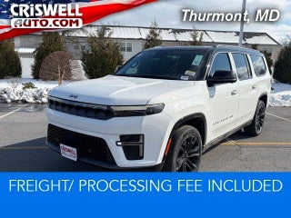 2026 Jeep Grand Wagoneer L Summit Obsidian
