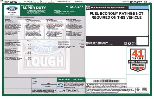 2019 Ford F-450 Super Duty Limited