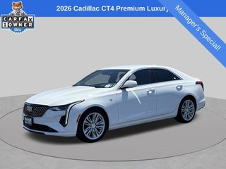 2026 Cadillac CT4 Premium Luxury