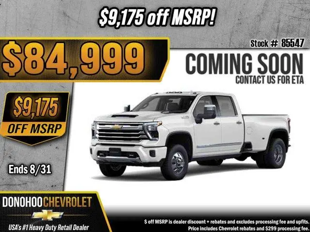 2026 Chevrolet Silverado 3500 High Country