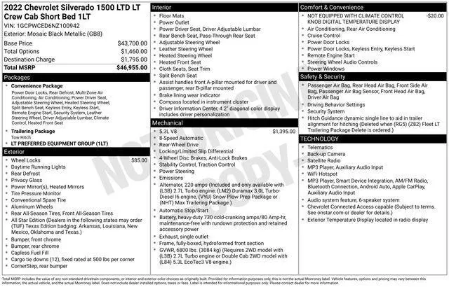 2022 Chevrolet Silverado 1500 Limited LT