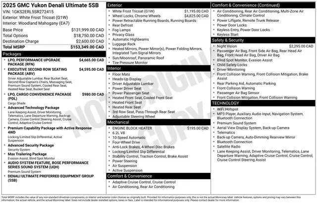 2025 GMC Yukon Denali Ultimate