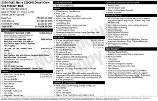 2024 GMC Sierra 2500HD Denali