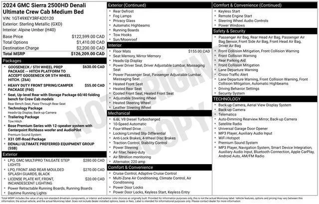 2024 GMC Sierra 2500HD Denali Ultimate