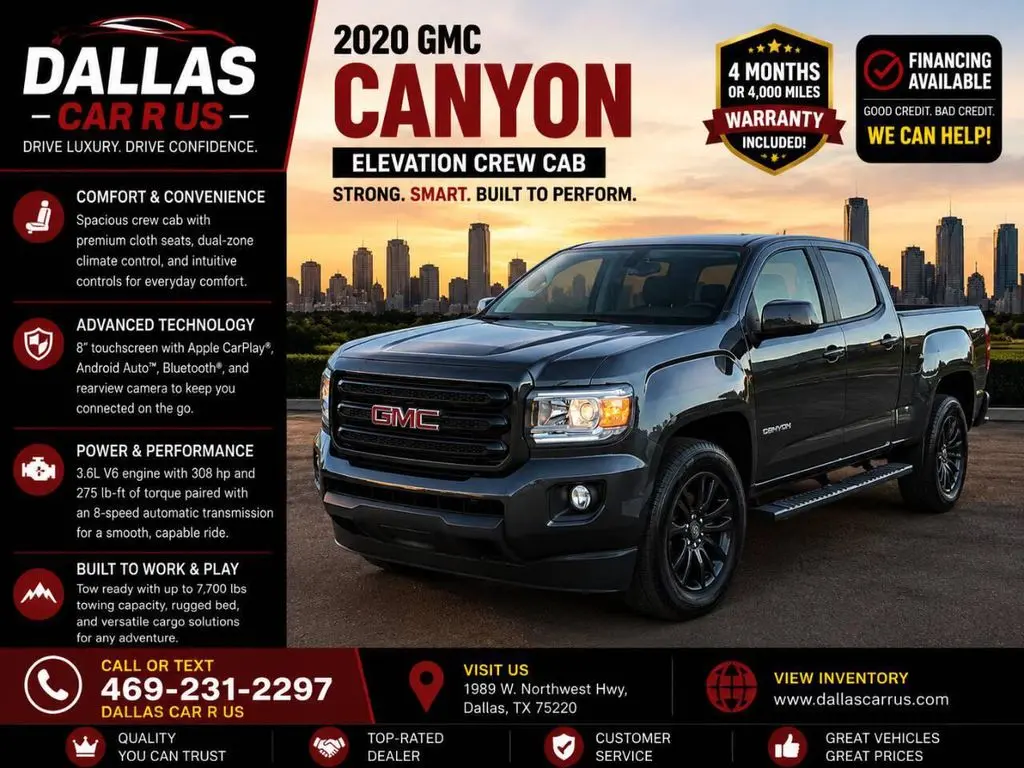2020 GMC Canyon SLE