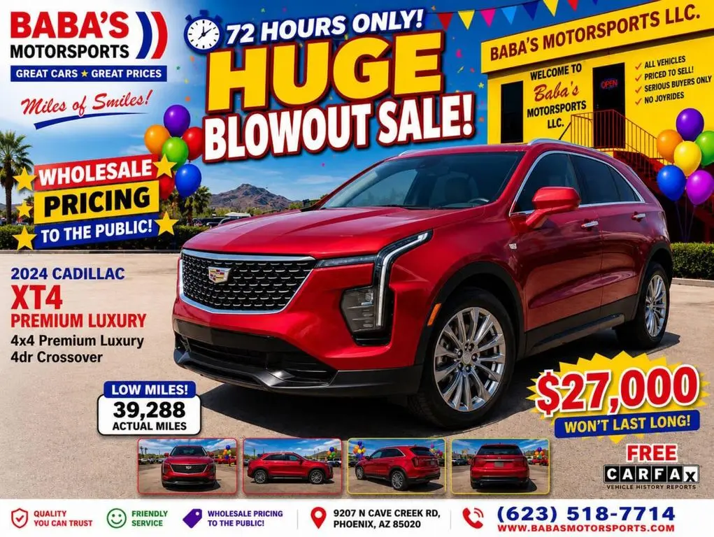 2024 Cadillac XT4 Premium Luxury