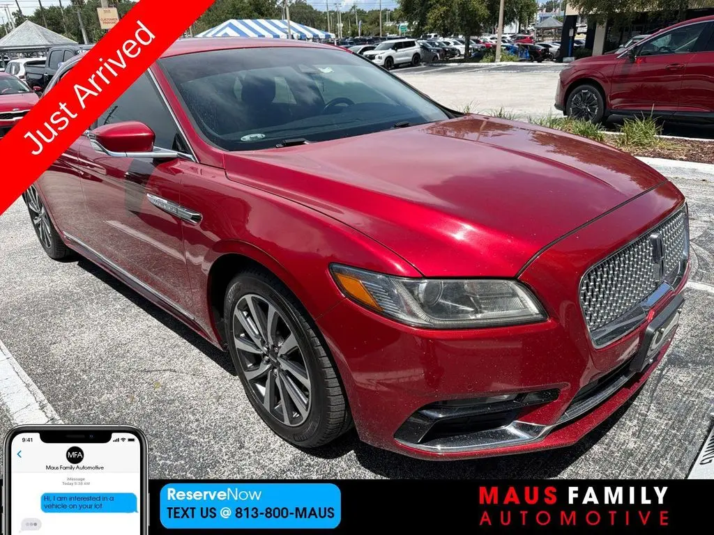 2020 Lincoln Continental Standard