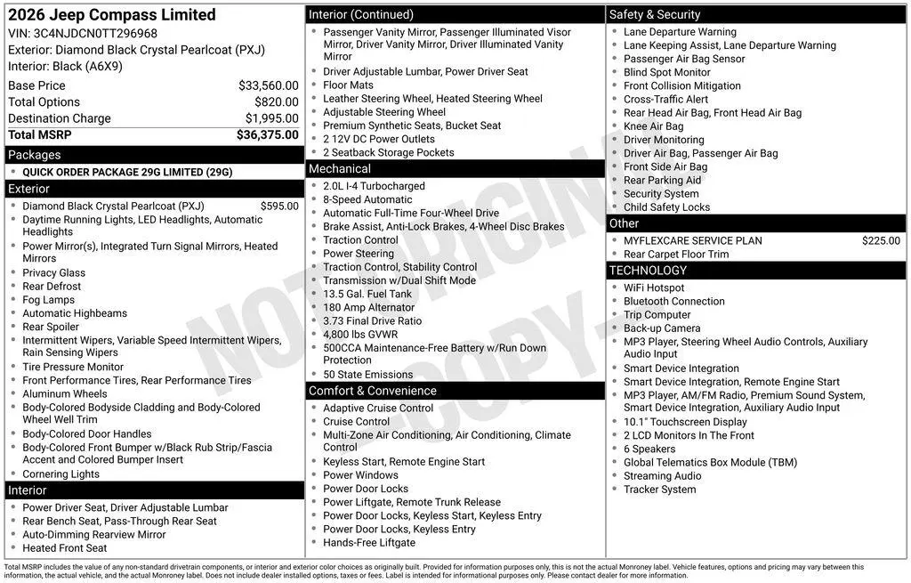 2026 Jeep Compass Limited