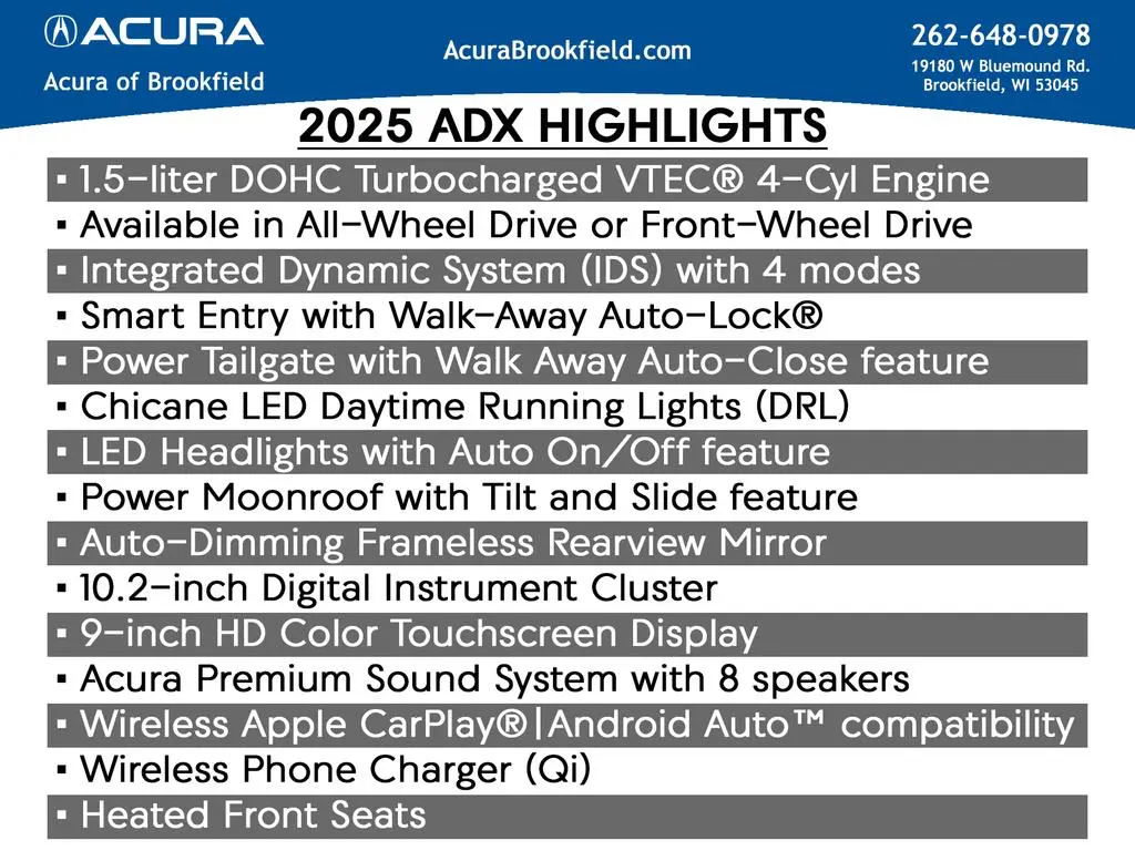 2026 Acura ADX A-Spec