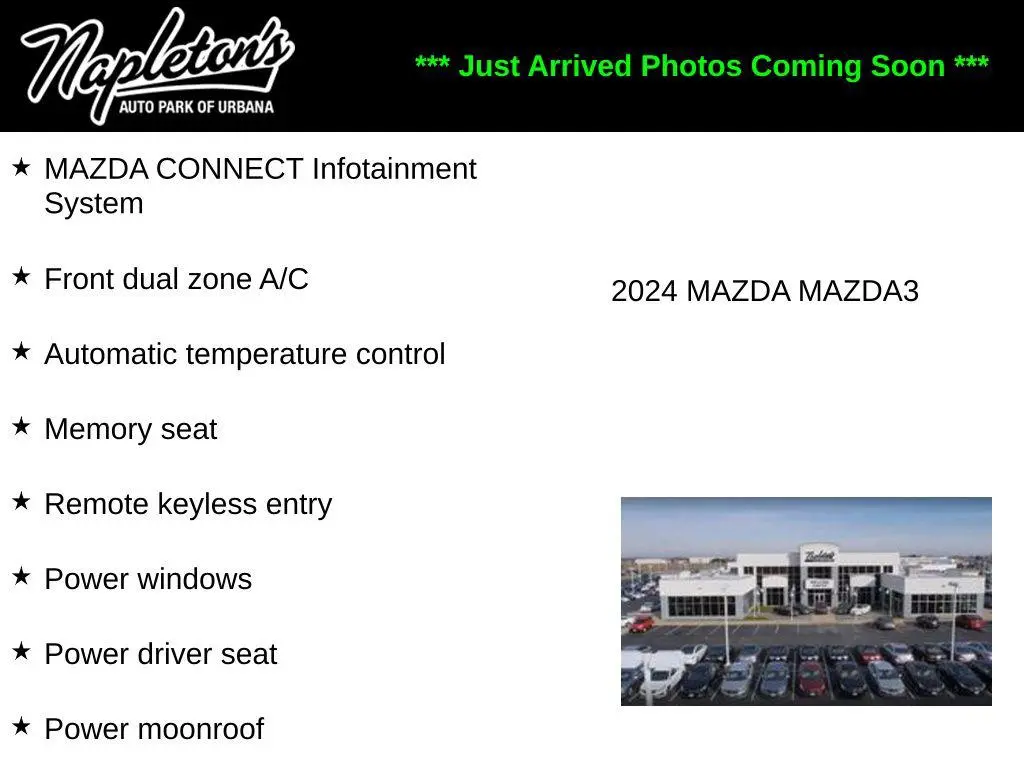 2024 Mazda Mazda3 S Carbon Edition