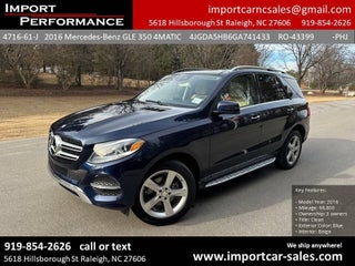 2016 Mercedes-Benz GLE-Class GLE 350