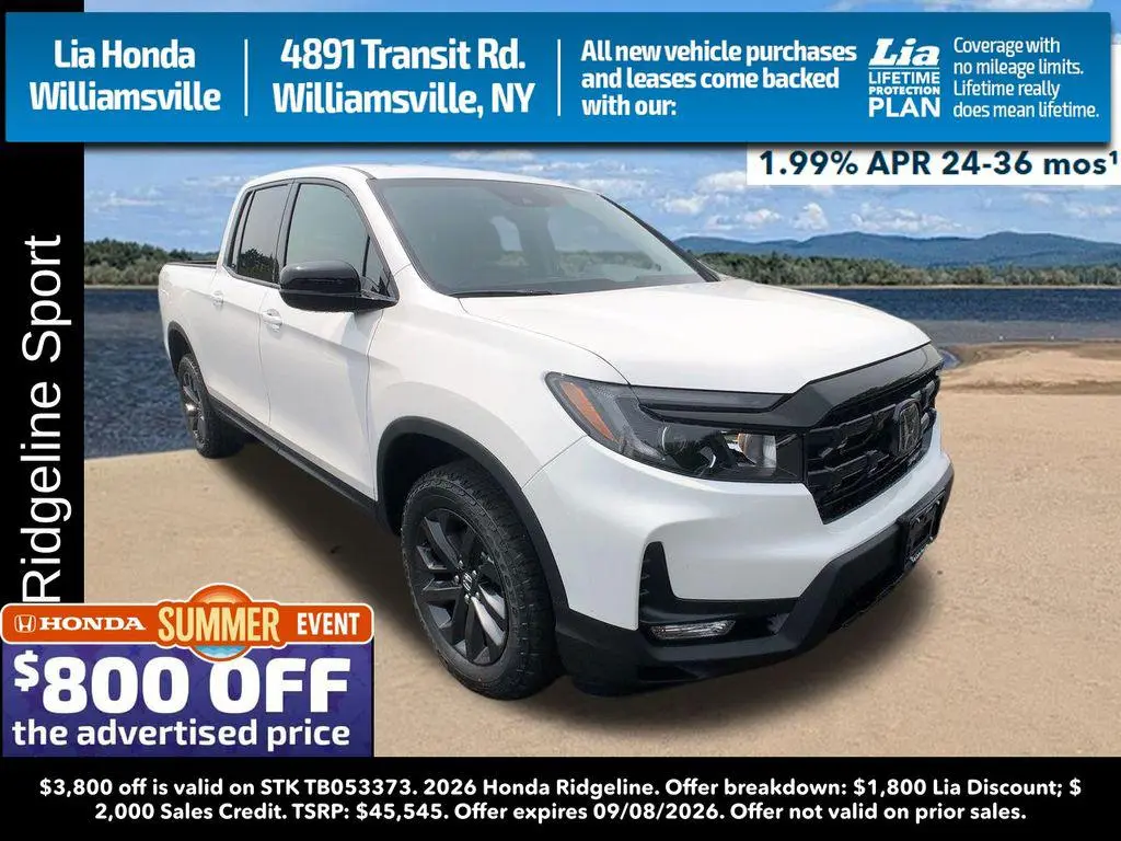 2026 Honda Ridgeline Sport