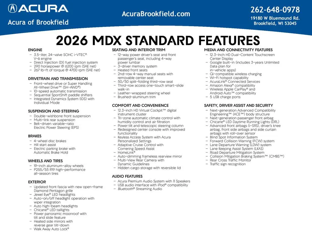 2026 Acura MDX A-Spec