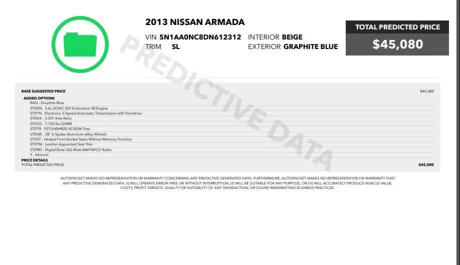 2013 Nissan Armada Platinum