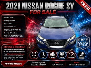 2021 Nissan Rogue SV