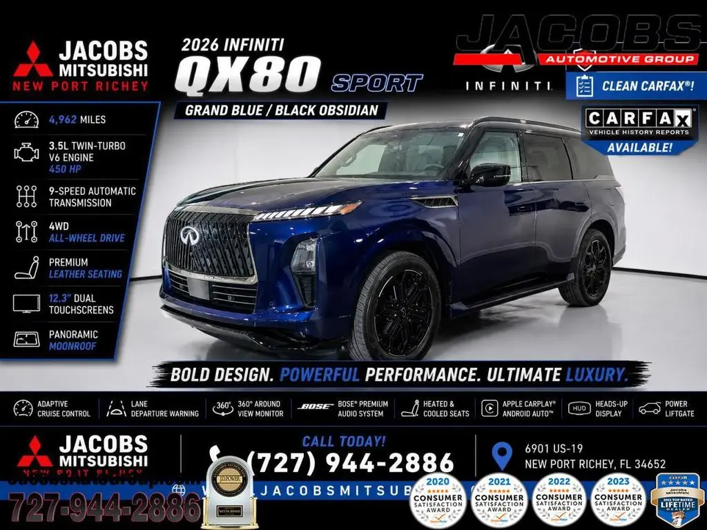 2026 Infiniti QX80 Luxe